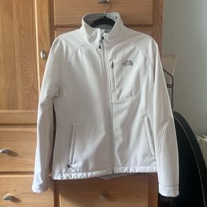 North Face Thermal Jacket — White — Size Medium